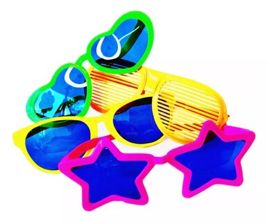 Foto 4 | Foto 4 | 24 Pzas Lente Gigantes + Collares Hawaianos Fiesta Batucada