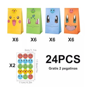 Foto 2 | Foto 2 | Bolsas de Dulces Belug Pokémon 24 Piezas