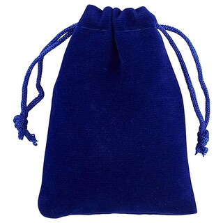 Foto 1 | Foto 1 | Bolsa Mini de Terciopelo Ventdepot Mxmvv-006 Azules 10 Piezas