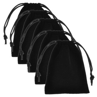 Foto 2 | Foto 2 | Bolsas de Terciopelo para Collares Ventdepot Mxmvb-005 5piezas Negras de Organza