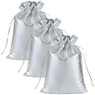 Foto 1 | Foto 1 | Bolsas de Regalo Ventdepot Mxvls-003 3piezas color Plata de Organza