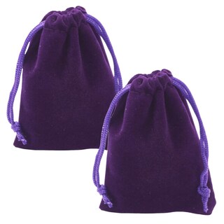 Foto 2 | Foto 2 | Bolsas con Cordón para Joyería Ventdepot Mxnvp-002 2 piezas Moradas