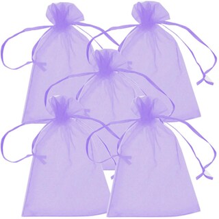 Foto 1 | Foto 1 | Bolsa para Dulces Ventdepot Mxpob-005 5 piezas Moradas de Organza