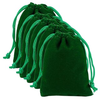 Foto 2 | Foto 2 | Bolsas De Terciopelo Para Joyería Ventdepot Mxvgn-005 5piezas color Verde Bolsa Organza