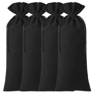 Foto 1 | Foto 1 | Bolsas de Terciopelo para Botella Ventdepot Mxoph-004 4 piezas Negras