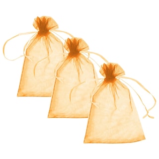 Foto 1 | Foto 1 | Costalitos de Organza Ventdepot Mxpog-003 3 piezas Naranja