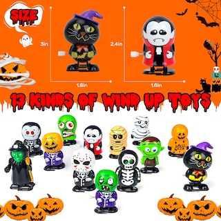 Foto 2 | Foto 2 | Toy Life De Wind Up Toy Life Halloween, 13 Unidades, Para Fiestas Infantiles - Venta Internacional.
