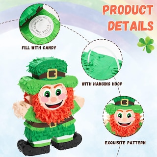 Foto 5 | Foto 5 | Fiesta De Duendes Para Niños Piñata Wernnsai Del Día De San Patricio - Venta Internacional.