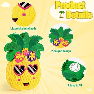 Foto 4 | Foto 4 | Piñata Wernnsai Piña Pequeña Con Venda En Los Ojos Y Bate Para Niños - Venta Internacional.
