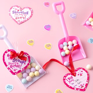 Foto 2 | Foto 2 | Palas De Juguete De Plástico Joyin Para Niños Con 28 Tarjetas De San Valentín - Venta Internacional.