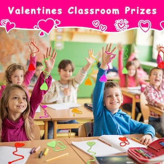 Foto 3 | Foto 3 | Sticky Hands Thremhoo Valentine Exchange, Regalo De 40 Unidades Para Niños - Venta Internacional.