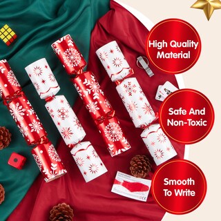Foto 3 | Foto 3 | Table Favor Joyin Christmas No Snap Con Sombrero Y Regalo, 10 Unidades - Venta Internacional.
