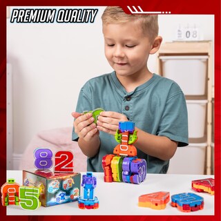 Foto 6 | Foto 6 | Figura De Acción Joyin Number Bots, 10 Unidades, Para Niños De 3 A 6 Años - Venta Internacional.