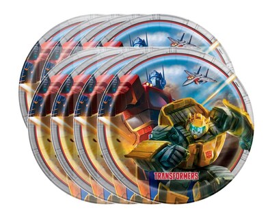 Foto 3 | Foto 3 | Paquete De Artículos Para Fiestas Transformers Con 24 Platos De Almuerzo - Venta Internacional.