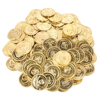 Foto 3 | Foto 3 | Set De Monedas Y Gemas Piratas De Plástico Dorado (240 Piezas) - Venta Internacional.