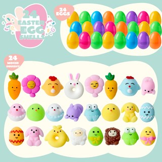 Foto 3 | Foto 3 | Huevos De Pascua Precargados Joyin, 24 Unidades, Con Juguetes Mochi Squishy - Venta Internacional.
