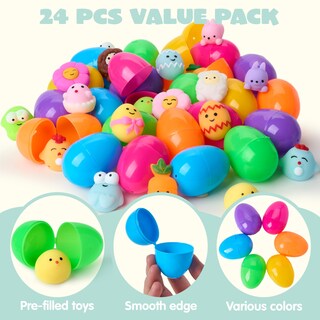 Foto 4 | Foto 4 | Huevos De Pascua Precargados Joyin, 24 Unidades, Con Juguetes Mochi Squishy - Venta Internacional.