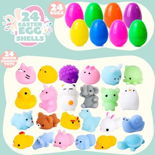 Foto 2 | Foto 2 | Huevos De Pascua Prerellenos De Mochi Squishy Toy Joyin, 24 Unidades - Venta Internacional.
