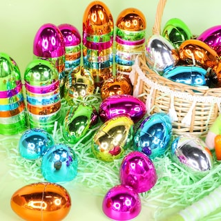 Foto 4 | Foto 4 | Huevos De Pascua Turnmeon, 48 Unidades, 8 Cm, Color Dorado Metalizado, Plástico - Venta Internacional.