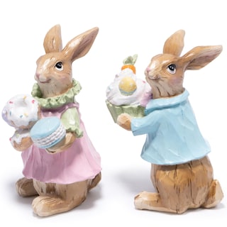 Foto 6 | Foto 6 | Set De Figuras Con Forma De Conejo De Pascua Hodao, 12,5 Cm, Decoración Con Forma De Conejo - Venta Internacional.