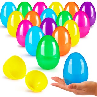 Foto 1 | Foto 1 | Huevos De Pascua Joyin De 8 Cm, Rellenables, De Plástico, Coloridos, 18 Unidades - Venta Internacional.