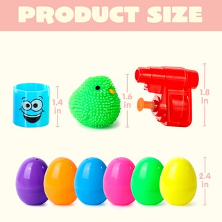 Foto 5 | Foto 5 | Huevos De Pascua Precargados Joyin, 144 Unidades, Con Juguetes Y Pegatinas - Venta Internacional.