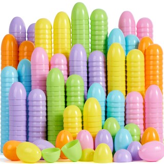 Foto 1 | Foto 1 | Huevos De Pascua Joyin, 100 Unidades, Grandes, De Plástico, Pastel, 8 Cm, Coloridos - Venta Internacional.