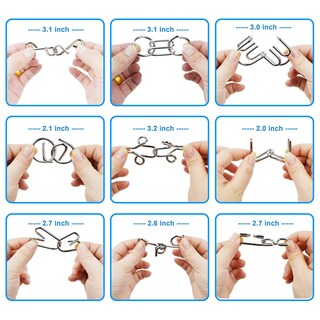 Foto 4 | Foto 4 | Juego De Rompecabezas Acertijos De Huevos De Pascua Rellenos De Metal X18 - Venta Internacional.