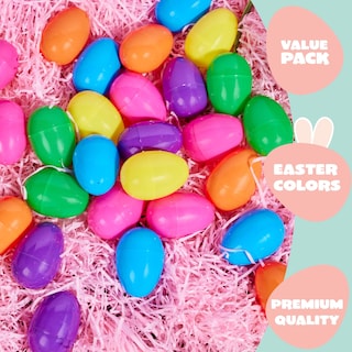 Foto 2 | Foto 2 | Huevos De Pascua Joyin De Plástico Grandes, Rellenables, 8 Cm, 100 Unidades - Venta Internacional.