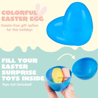 Foto 3 | Foto 3 | Huevos De Pascua Joyin De Plástico Grandes, Rellenables, 8 Cm, 100 Unidades - Venta Internacional.