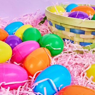 Foto 6 | Foto 6 | Huevos De Pascua Joyin De Plástico Grandes, Rellenables, 8 Cm, 100 Unidades - Venta Internacional.