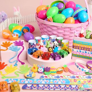 Foto 7 | Foto 7 | Huevos De Pascua Precargados Joyin, 100 Unidades Con Varios Juguetes Y Pegatinas - Venta Internacional.