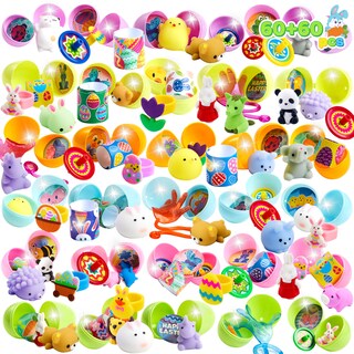 Foto 1 | Foto 1 | Huevos De Pascua Precargados Joyin, 60 Unidades, Con Varios Juguetes - Venta Internacional.