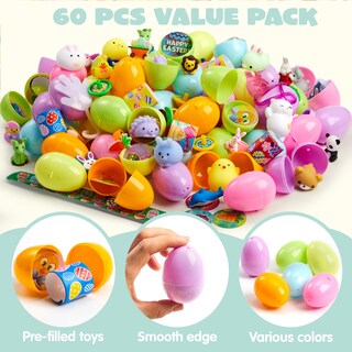 Foto 3 | Foto 3 | Huevos De Pascua Precargados Joyin, 60 Unidades, Con Varios Juguetes - Venta Internacional.