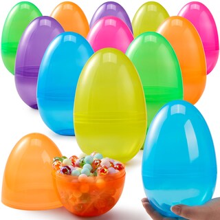 Foto 1 | Foto 1 | Huevos De Pascua De Plástico Joyin Jumbo De 7 Pulgadas, 6 Colores, 12 Unidades - Venta Internacional.