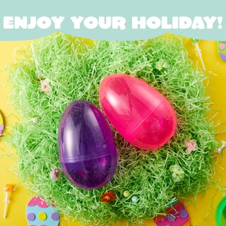 Foto 5 | Foto 5 | Huevos De Pascua De Plástico Joyin Jumbo De 7 Pulgadas, 6 Colores, 12 Unidades - Venta Internacional.