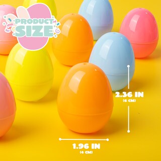 Foto 6 | Foto 6 | Huevos De Pascua De Plástico Joyin, 25 Unidades, Colores Pastel, 5,8 Cm - Venta Internacional.