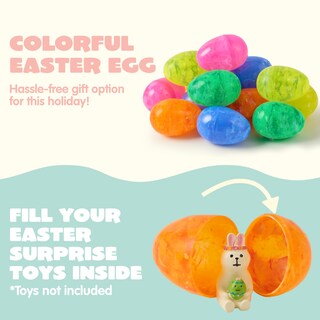 Foto 4 | Foto 4 | Huevos De Pascua De Plástico Joyin Con Arcoíris Iridiscente De 8 Cm, 72 Unidades - Venta Internacional.