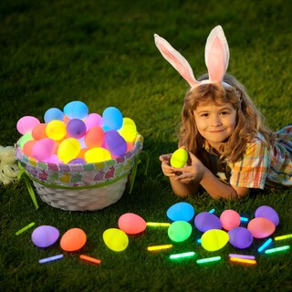 Foto 6 | Foto 6 | Huevos De Pascua Joyin, 72 Unidades Con 72 Minibarras Luminosas Para Niños - Venta Internacional.