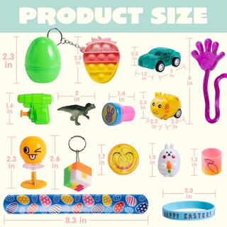 Foto 5 | Foto 5 | Huevos De Pascua Precargados Joyin, 100 Unidades, Con Juguetes Novedosos - Venta Internacional.