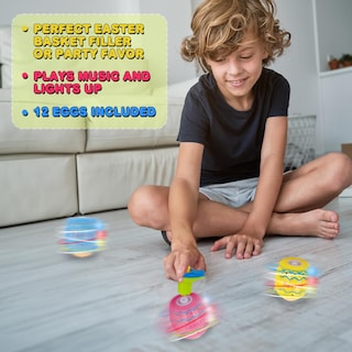 Foto 3 | Foto 3 | Set De 12 Peoncillos Con Forma De Huevo De Pascua Artcreativity Para Niños - Venta Internacional.