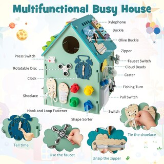 Foto 4 | Foto 4 | Casa Interactiva Costway Musical-Venta Internacional