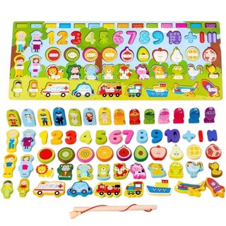 Foto 1 | Foto 1 | Números Didácticos de Encaje de Madera Montessori para Niños - Venta Internacional