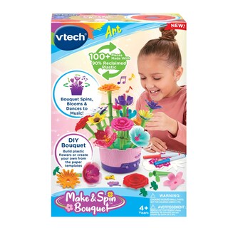 Foto 7 | Foto 7 | Bouquet Toy Vtech Make And Spin Con Más De 100 Piezas Durante Más De 4 Años - Venta Internacional.