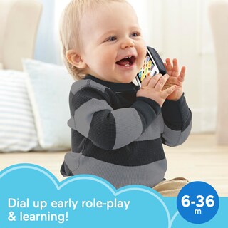 Foto 2 | Foto 2 | Teléfono Inteligente De Juguete Fisher-price Laugh & Learn De Más De 6 Meses, Gris - Venta Internacional.