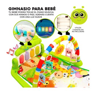 Foto 4 | Foto 4 | Gimnasio Acolchado Infantil Tapete Bebe Con Piano Musical