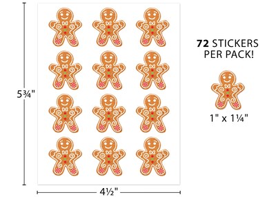 Foto 6 | Foto 6 | Pegatinas, Recursos Creados Por El Profesor, Galletas De Jengibre, Tcr6945 - Venta Internacional.
