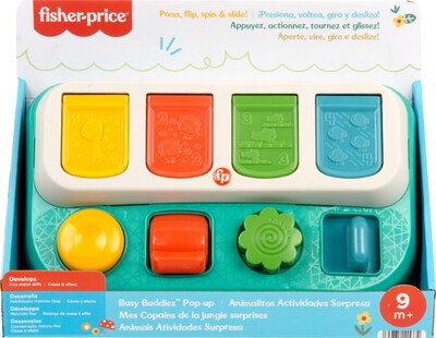 Foto 6 | Foto 6 | Juguete De Aprendizaje Temprano Fisher-price Busy Buddies Pop-up - Venta Internacional.
