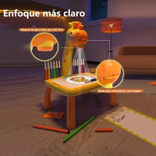Foto 4 | Foto 4 | Jirafa Proyector De Dibujo Mesa De Arte Para Niños Eo Safe Imports Esi-21192 Amarillo