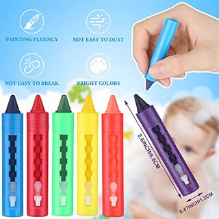 Foto 2 | Foto 2 | Lápices De Baño Epakh Lavables, 24 Piezas, Para Niños - Venta Internacional.